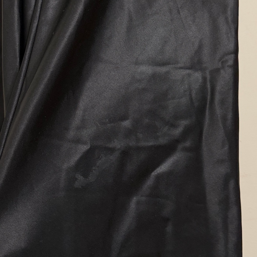 Reformation Black Vida Satin low rise Pants - Picture 7 of 9